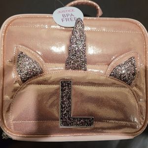 Justice Lunch Tote Letter L